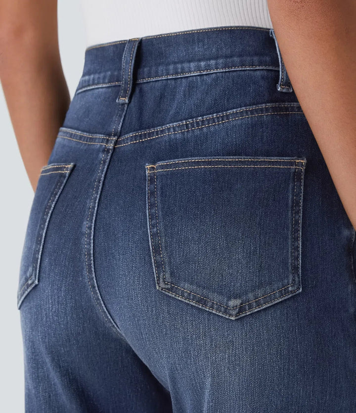 Women’s High Waisted Stretch Pull On Pants