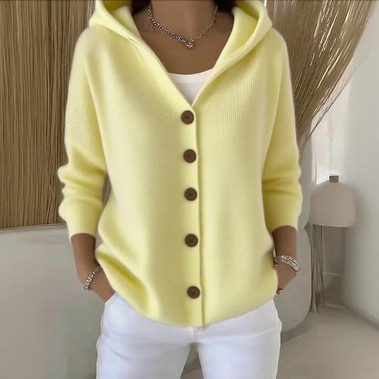 Women’s Lightweight Hooded Open Front Cardigan