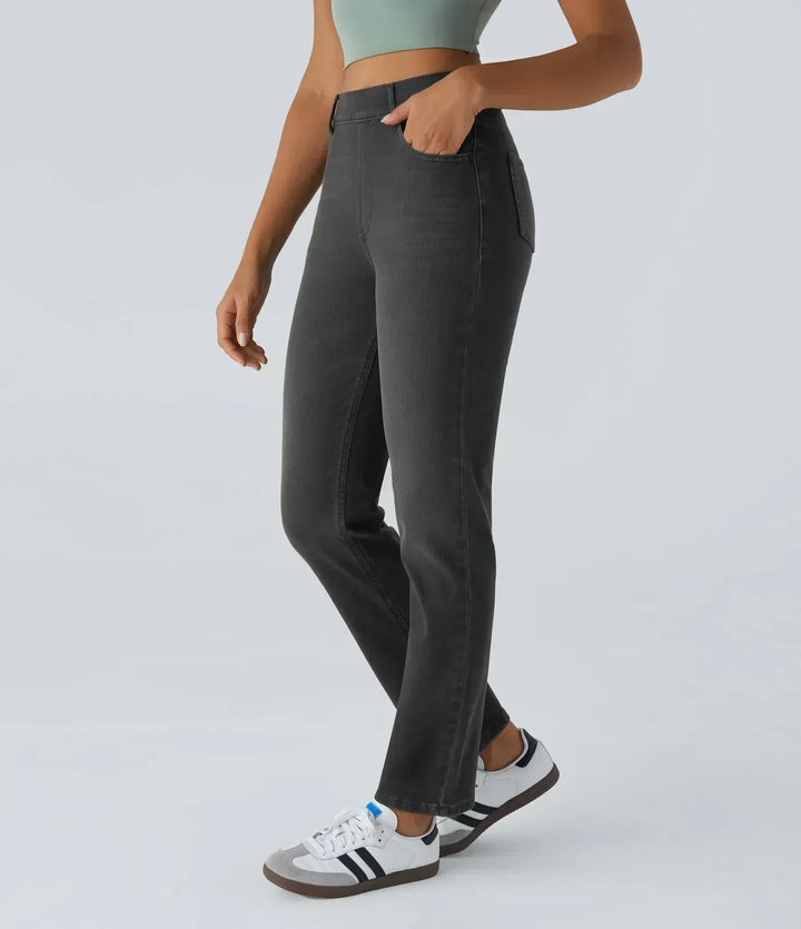 Women’s High Waisted Stretch Pull On Pants