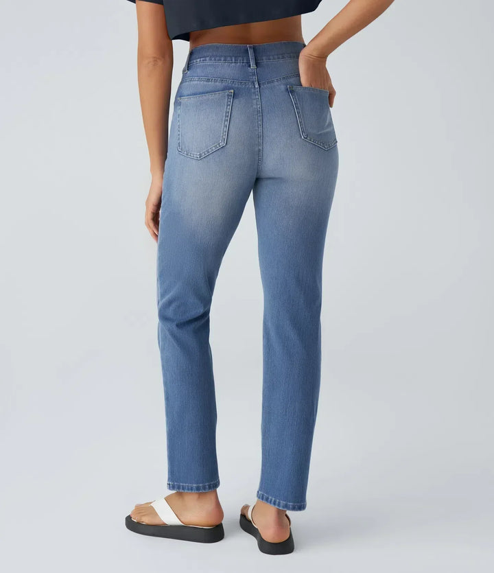 Women’s High Waisted Stretch Pull On Pants