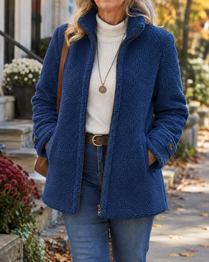Women’s Cozy Lightweight Stand Collar Jacket