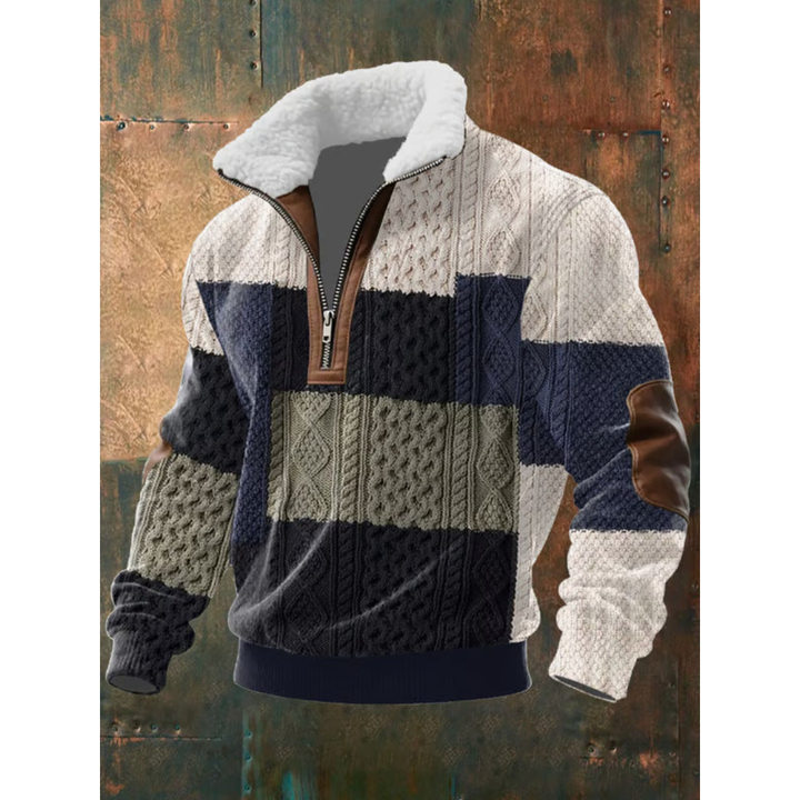 Men’s Half Zip Turtleneck Sweater