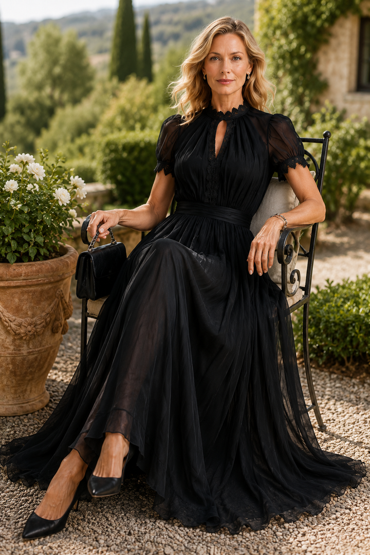 Women’s Flowy Maxi Evening Dress