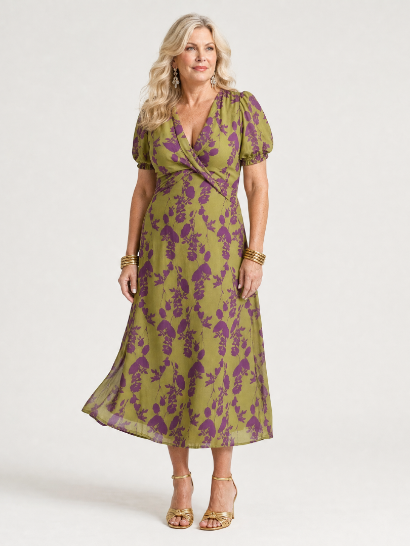 Women’s Relaxed Floral Midi Dress