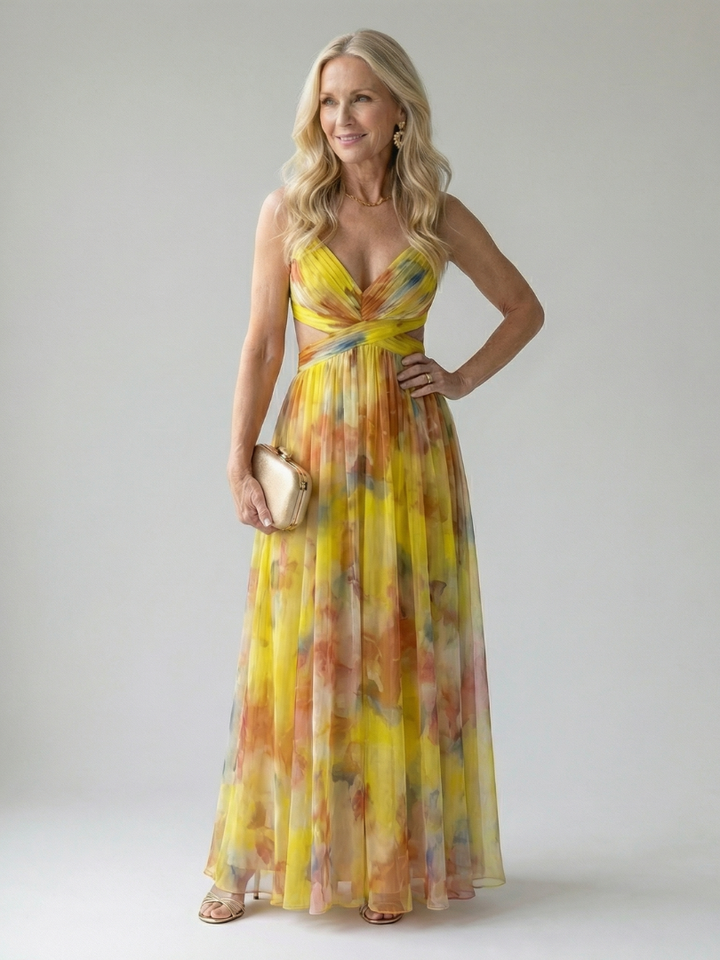 Women’s Soft Wrap Maxi Dress