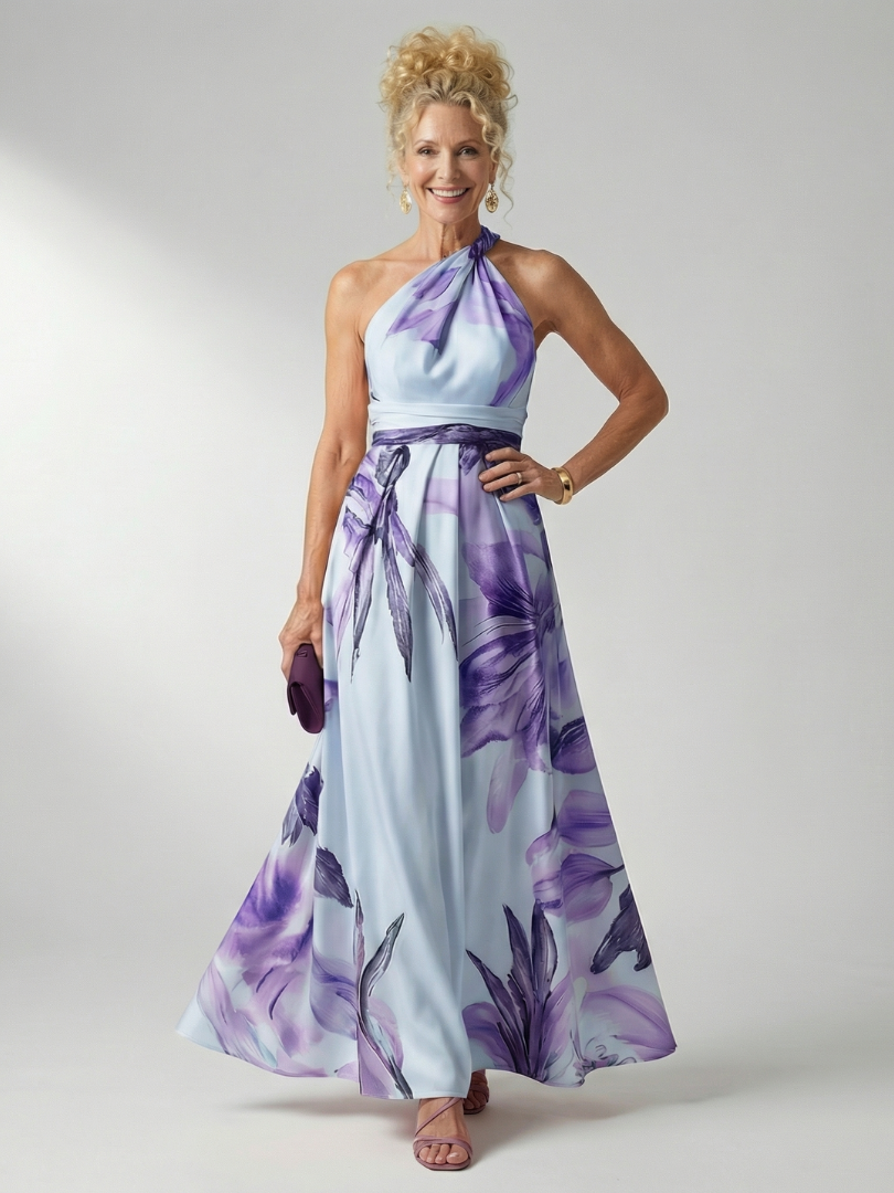 Women’s Lightweight Floral Print Maxi Dress