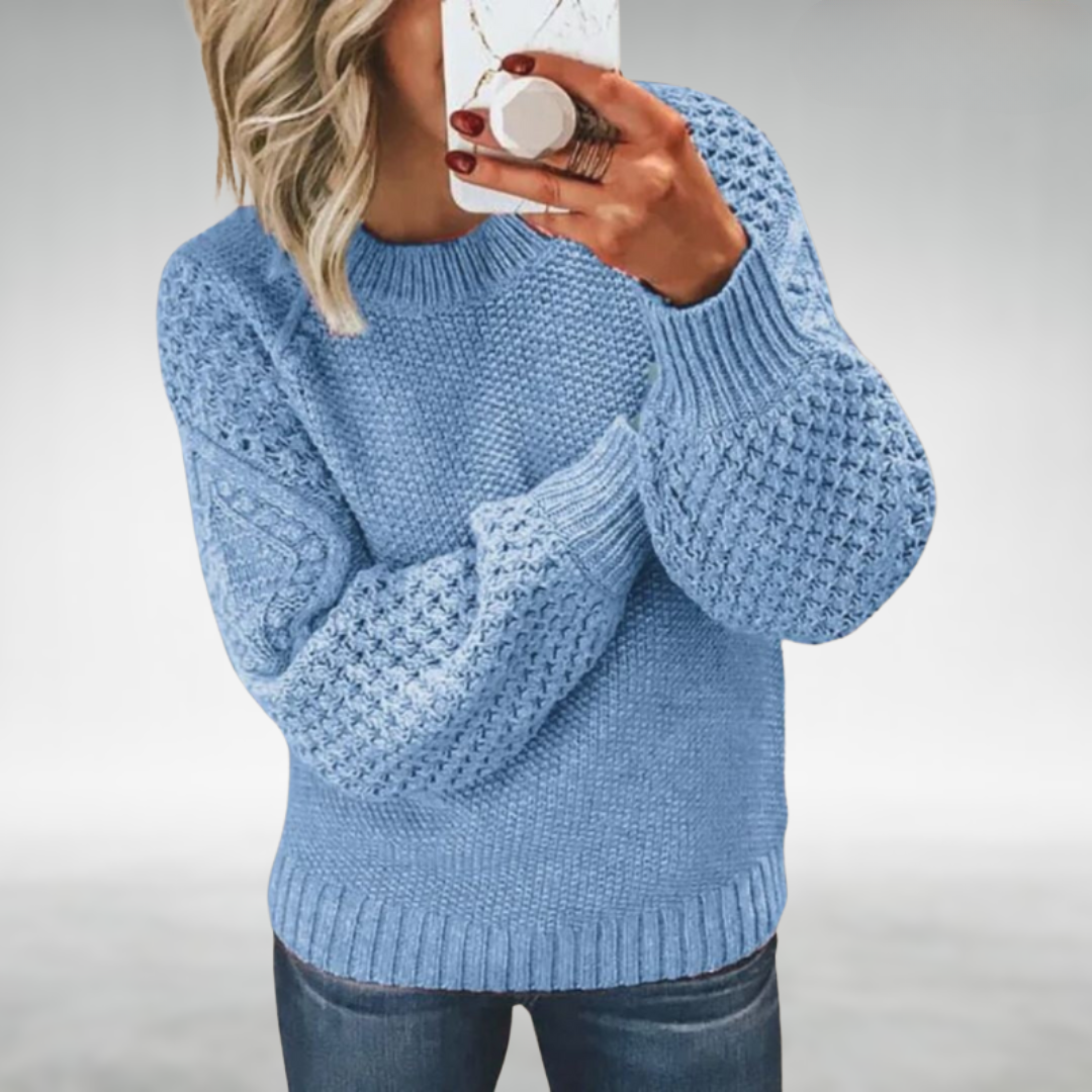 Women’s Long Sleeve Knit Pullover Sweater