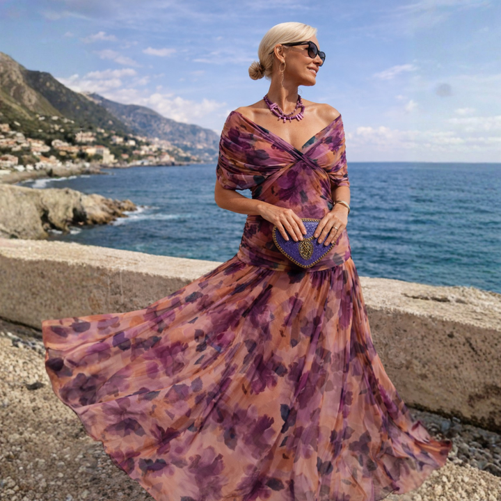 Women’s Off-Shoulder Maxi Dress