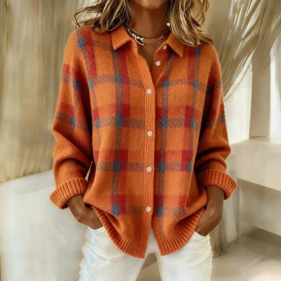 Women’s Striped Knit Pullover Sweater