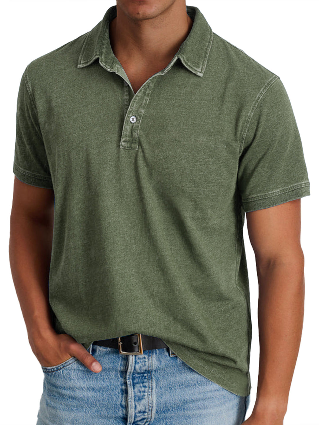 Men’s Slim Fit Short Sleeve Polo Shirt