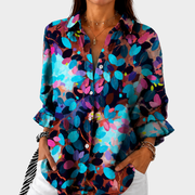 Women’s Floral Print Statement Blouse