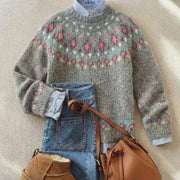 Women’s Vintage Knit Pullover Sweater