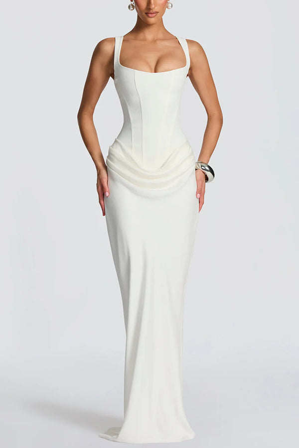 Women’s Square Neck Maxi Dress