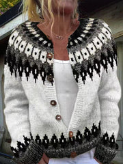 Women’s Retro Knit Cardigan