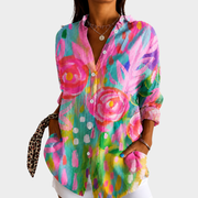 Women’s Lightweight Floral Print Blouse