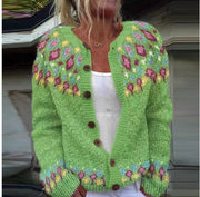 Women’s Retro Button Front Knit Cardigan