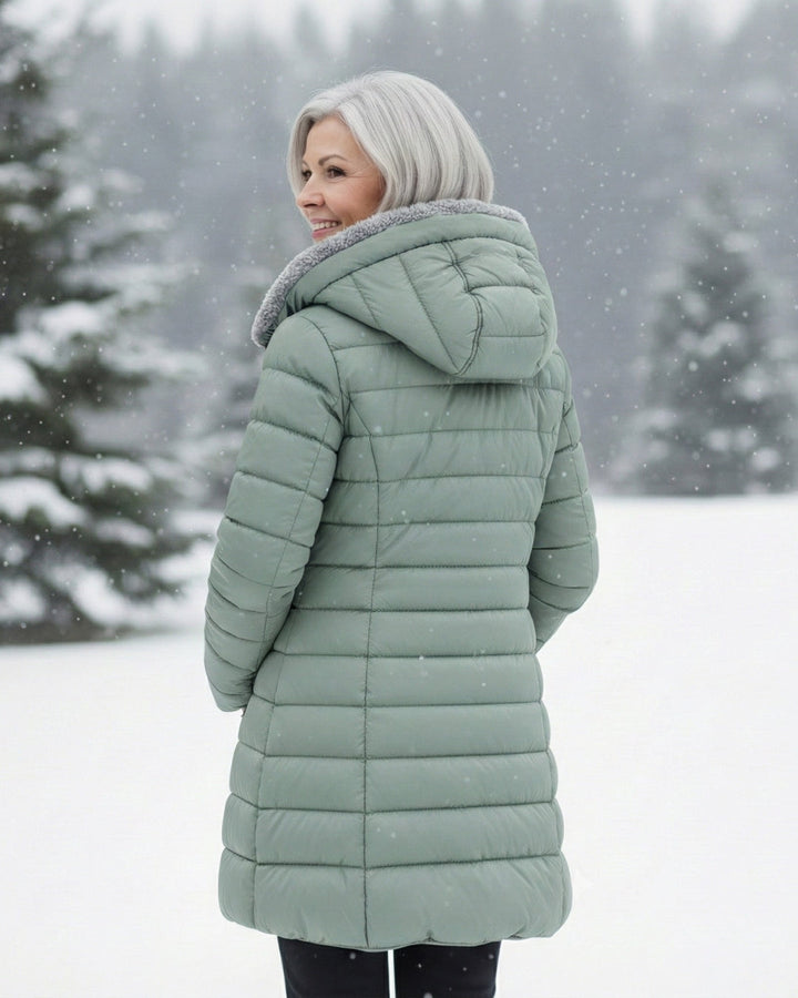Women’s Fleece Lined Hooded Puffer Coat