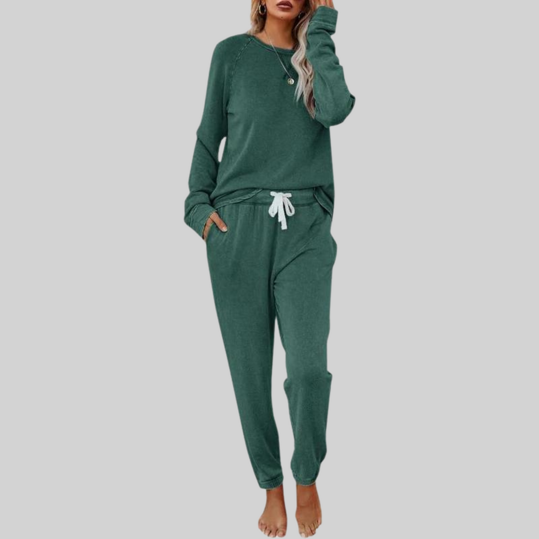 Women’s Casual Long Sleeve Sweatsuit Set