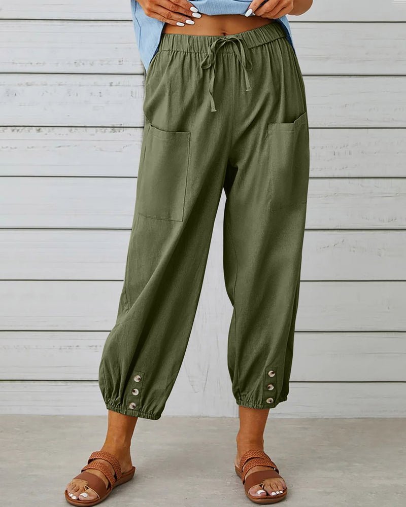 Women’s Chic High-Waisted Trousers