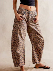 Women’s High-Waisted Barrel-Leg Jeans