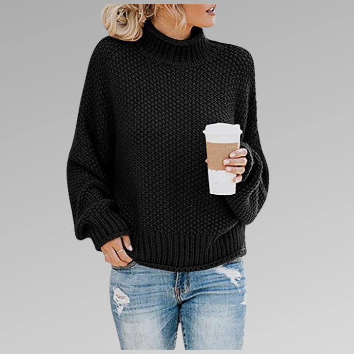 Women’s High Neck Pullover Sweater