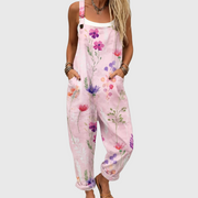 Women’s Relaxed Fit Bib Overalls With Adjustable Straps