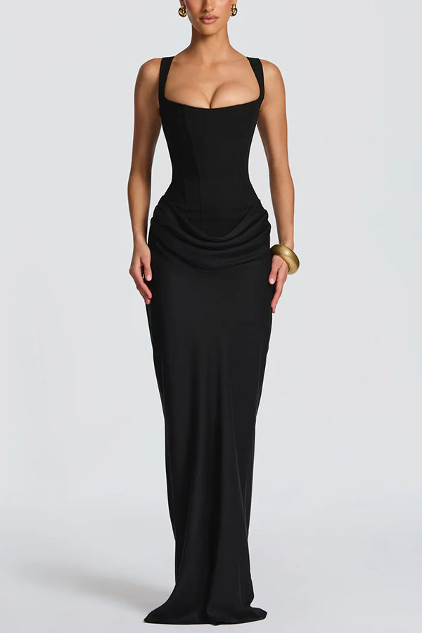 Women’s Square Neck Maxi Dress