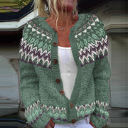 Women’s Retro Button Front Knit Cardigan