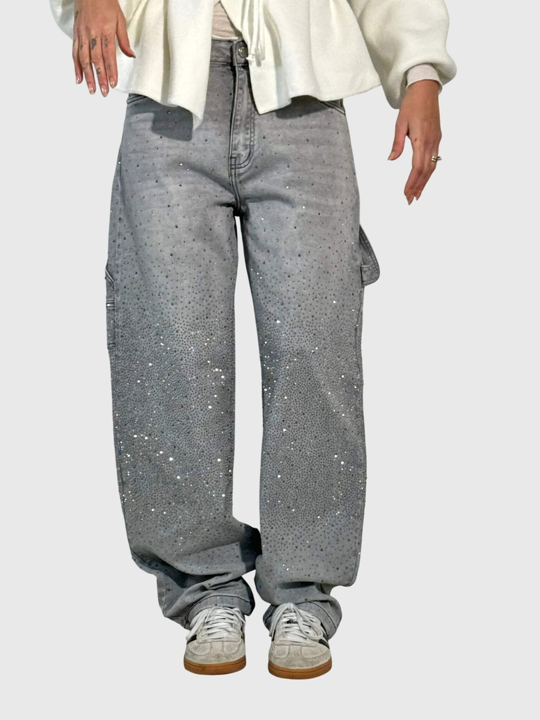 Women’s Rhinestone Embellished Party Pants
