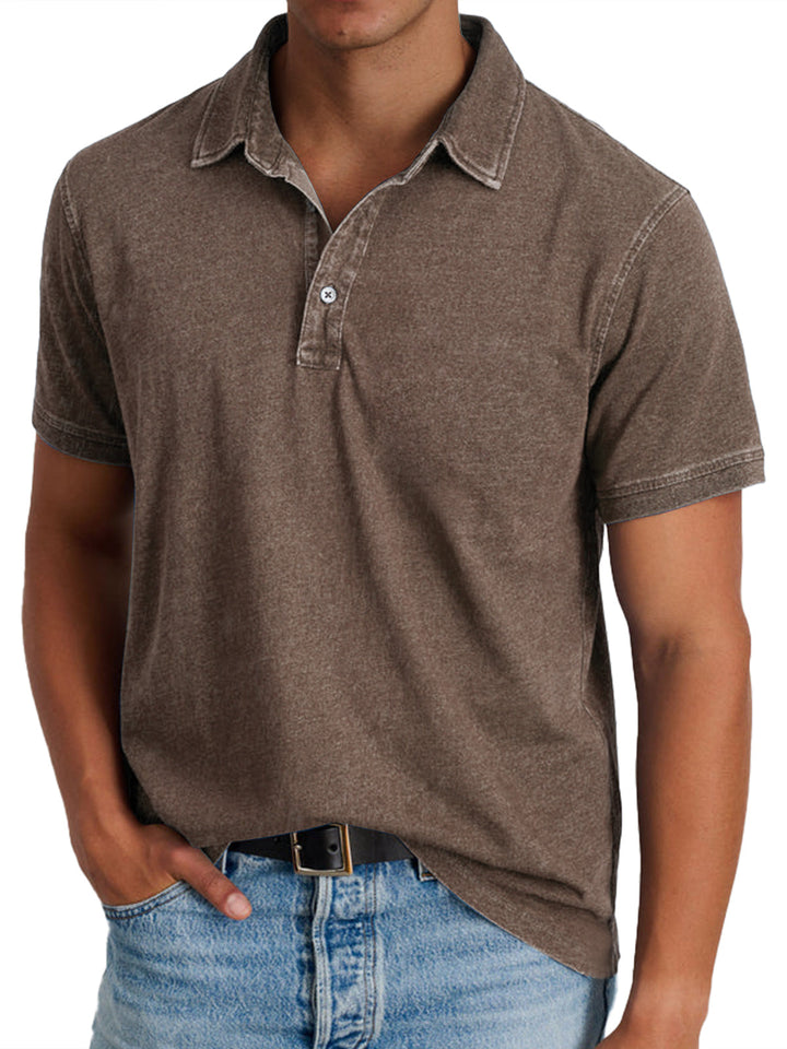 Men’s Slim Fit Short Sleeve Polo Shirt