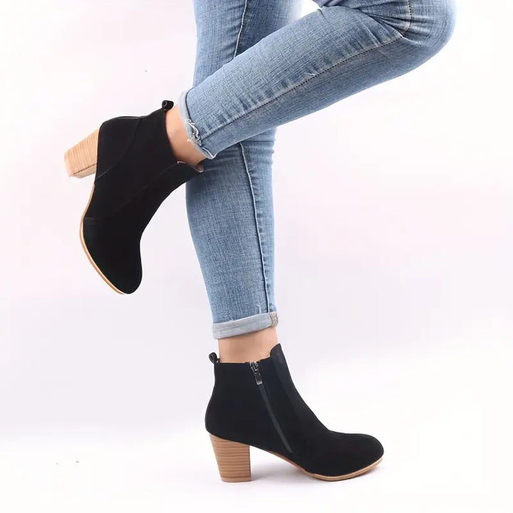 Women’s Comfort Chunky Heel Ankle Boots