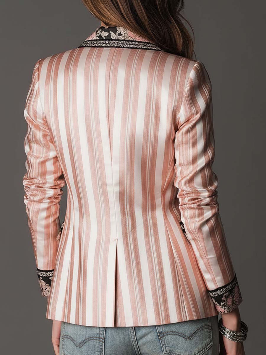 Women’s Tailored Striped Blazer