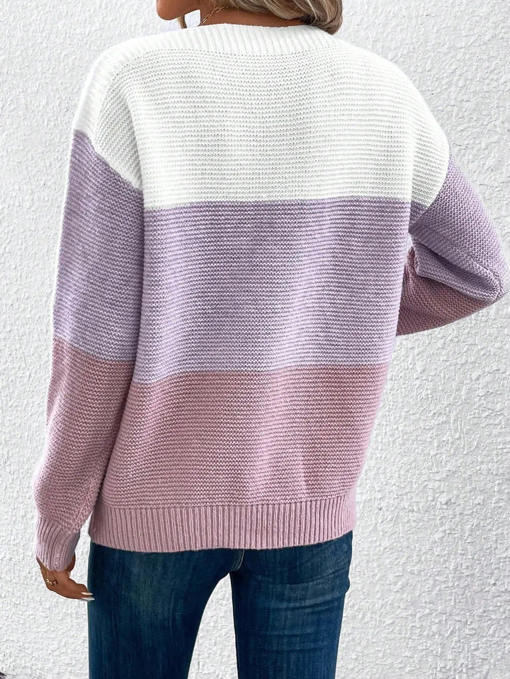 Women’s Ombre Knit Pullover Sweater