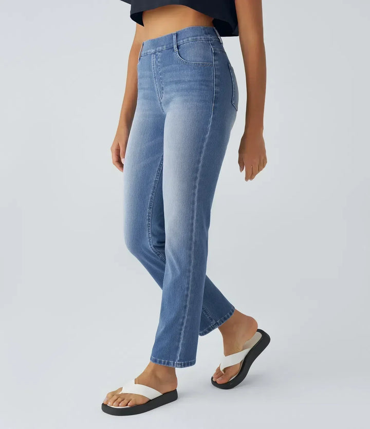 Women’s High Waisted Stretch Pull On Pants