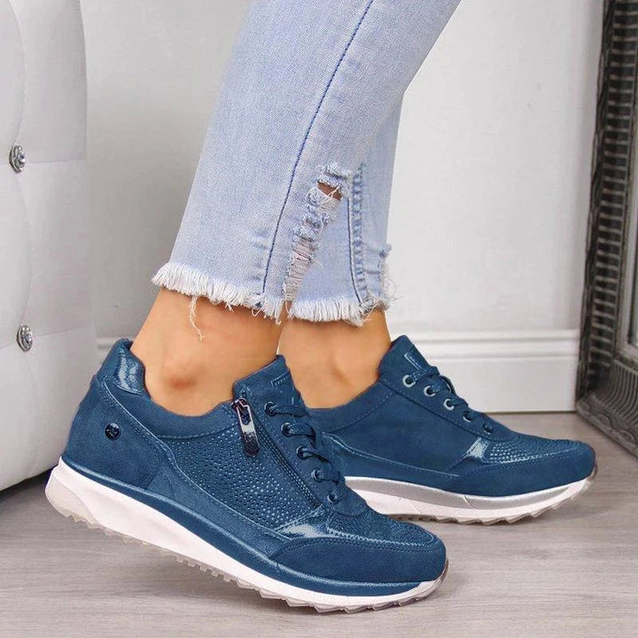 Women’s Zip Up Comfort Walking Shoes