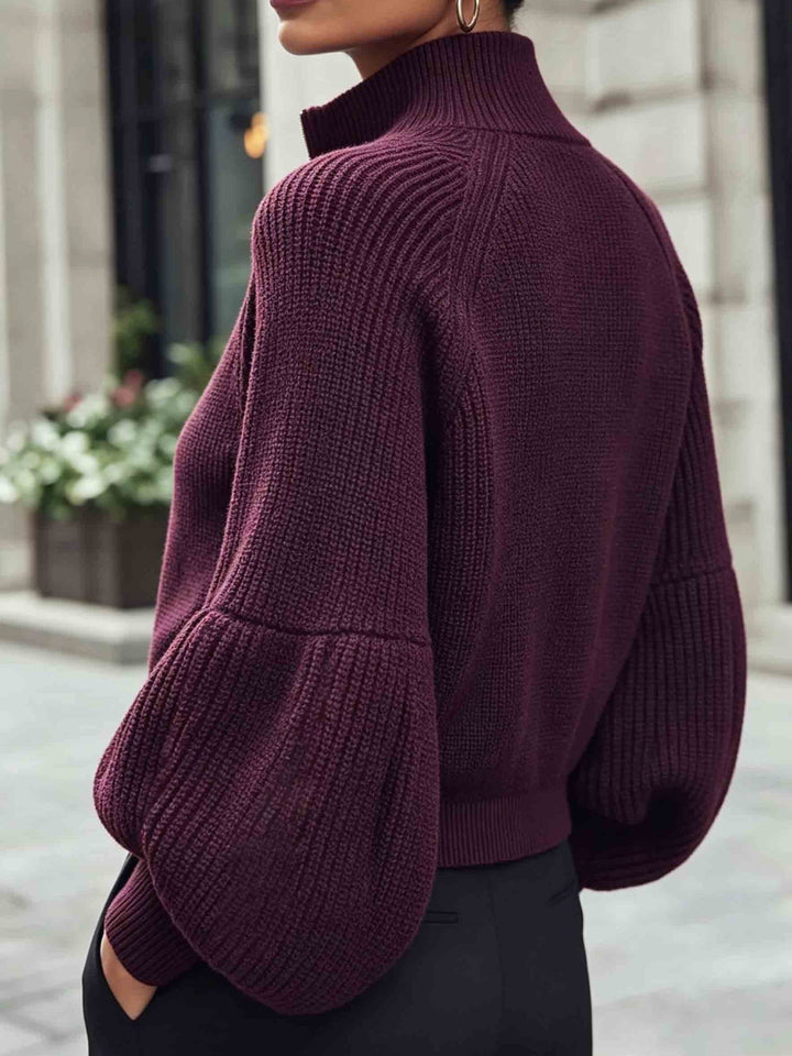 Women’s Slim Fit Zip-Up Cardigan