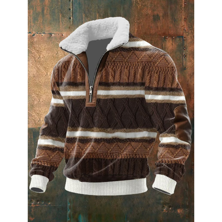 Men’s Half Zip Turtleneck Sweater