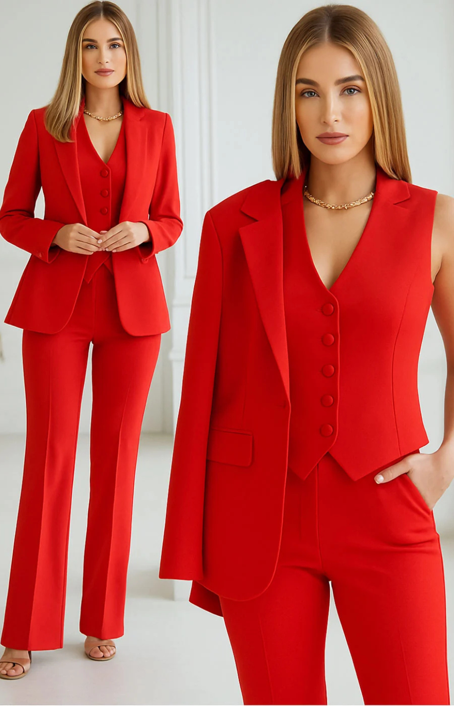 Women’s Elegant Three-Piece Matching Set