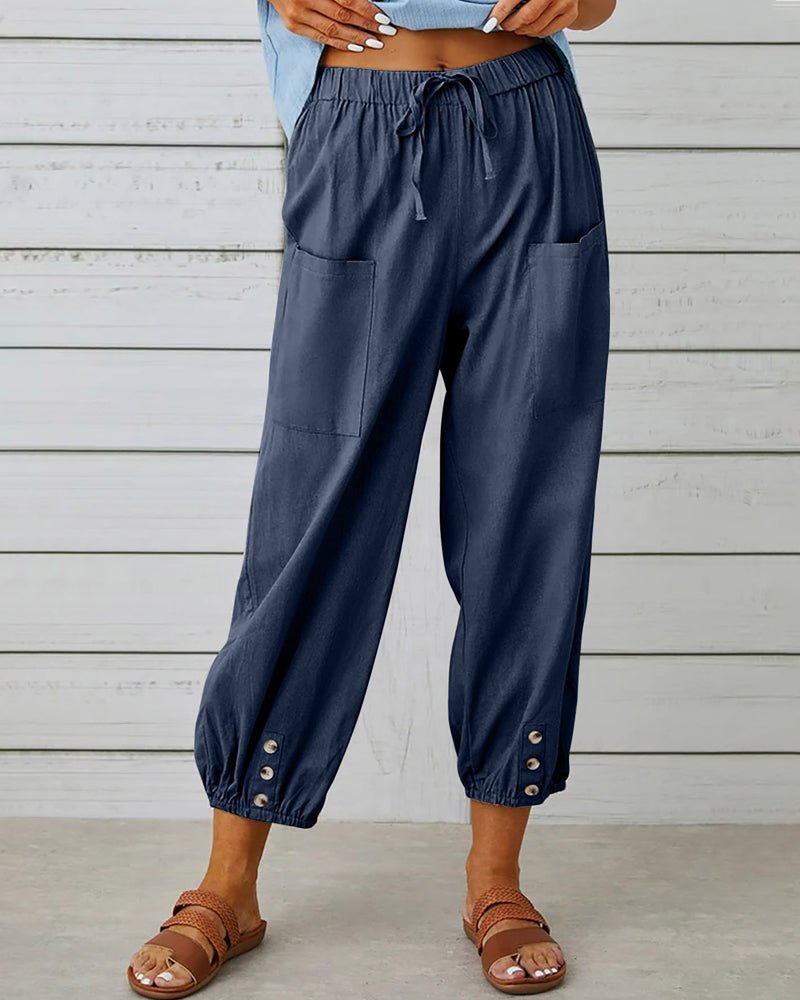 Women’s Chic High-Waisted Trousers