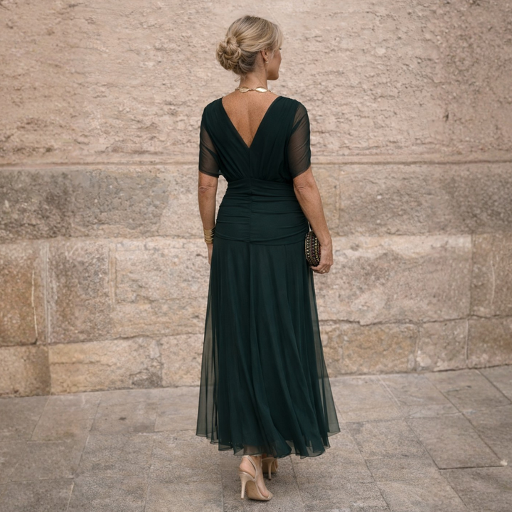 Women’s Off Shoulder Maxi Evening Dress