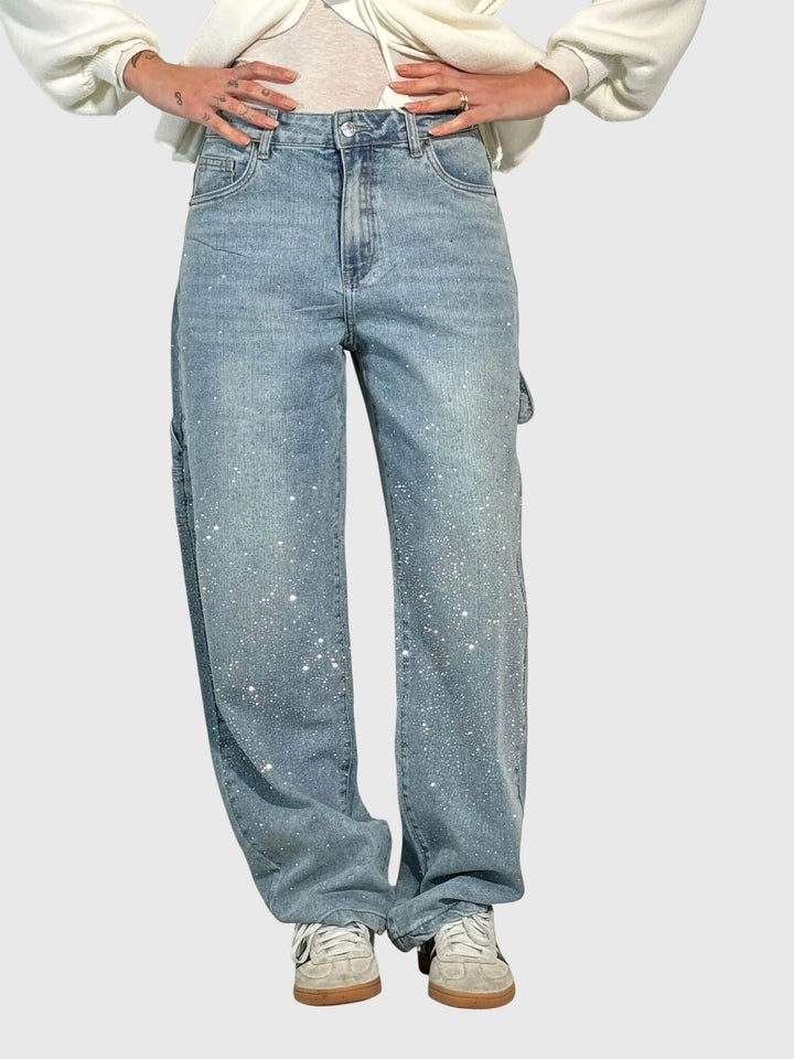 Women’s Rhinestone Embellished Party Pants