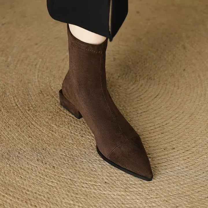 Women’s Pointed-Toe Heeled Ankle Boots