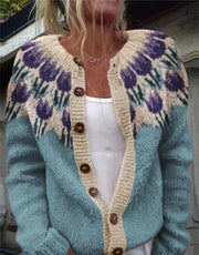 Women’s Retro Knit Cardigan
