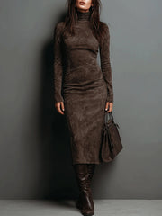 Women’s Brown Midi Dress