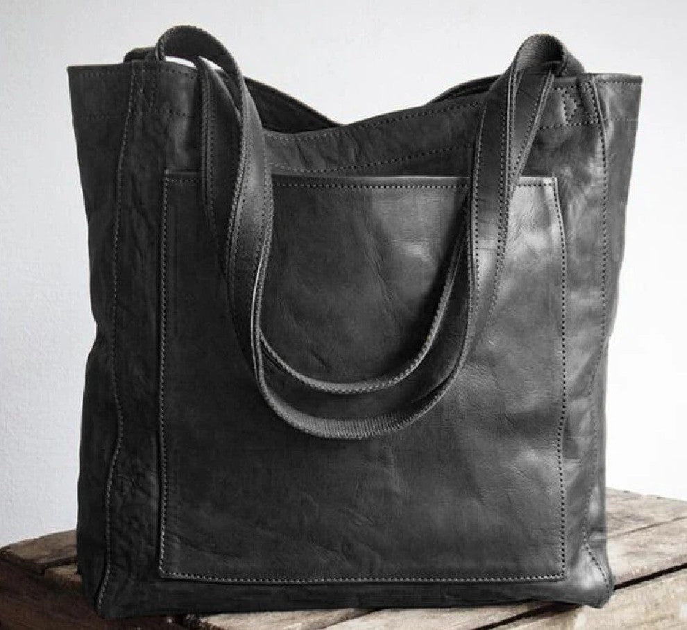 Women’s Large Vegan Work Tote Bag