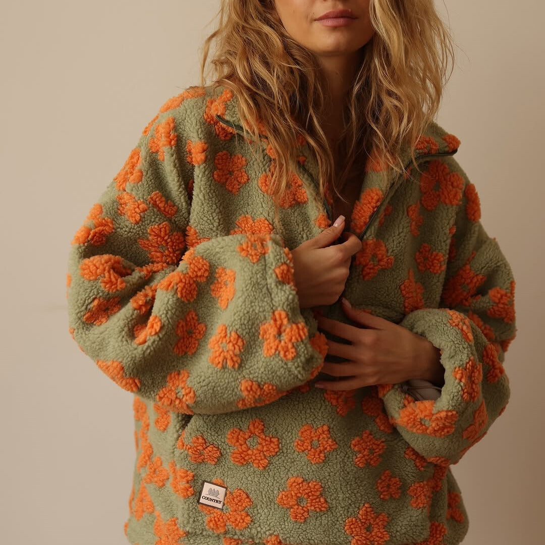 Women’s Cosy Floral Print Jumper