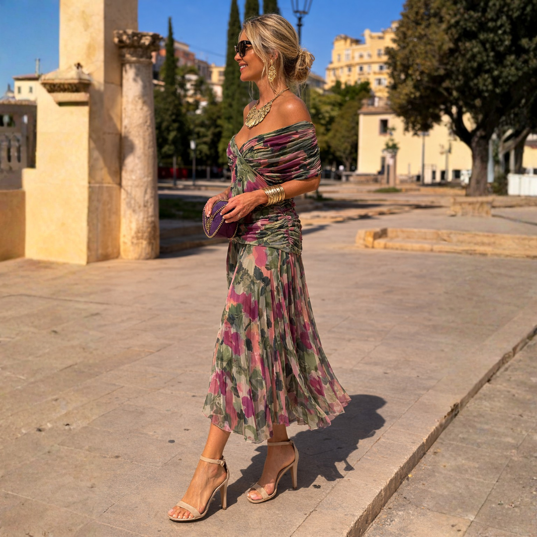 Women’s Off-Shoulder Maxi Dress