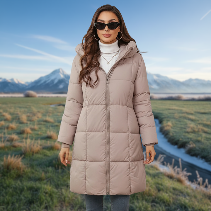 Women’s Hooded Longline Puffer Coat
