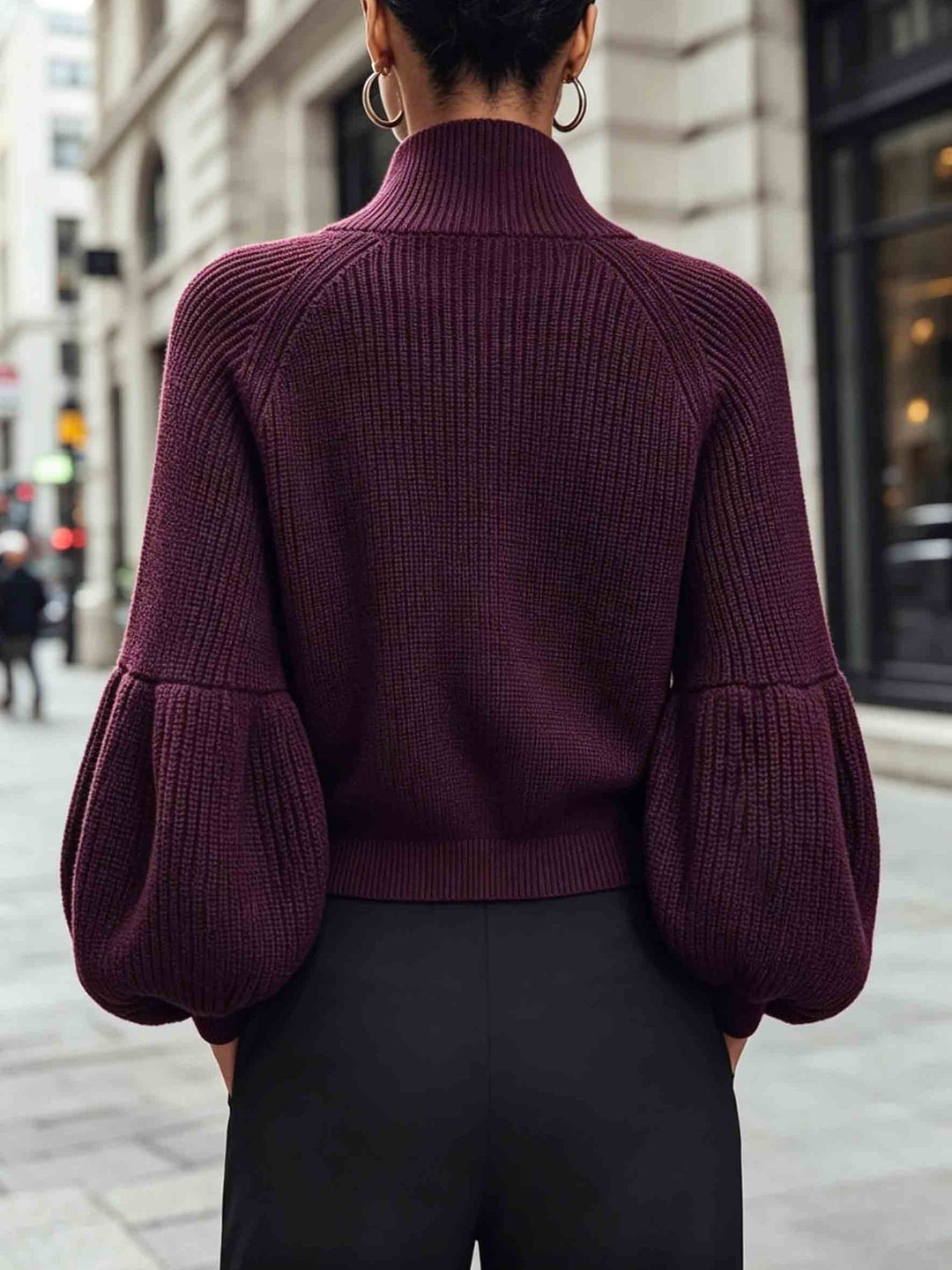 Women’s Slim Fit Zip-Up Cardigan