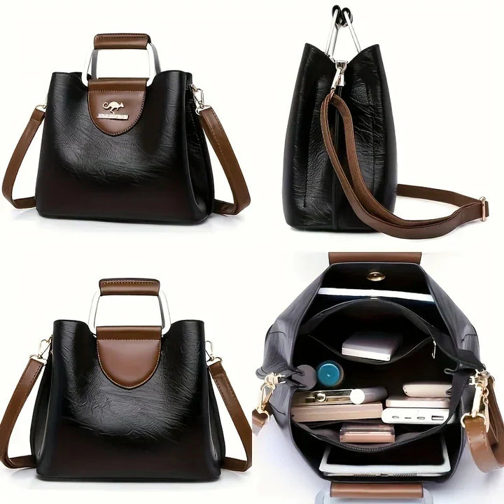 Women’s Drawstring Crossbody Bucket Bag
